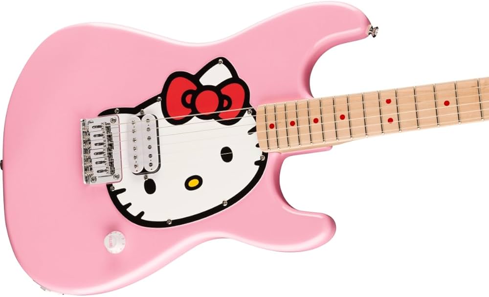 ギター Limited Edition Hello Kitty Stratocaster 51YTynUPX+L._AC_UF1000,